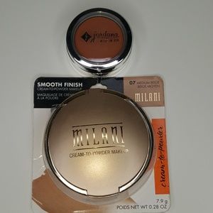 Cream to Powder Compact and Blush Powder